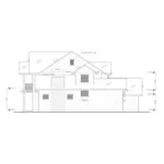 Modern Farmhouse Plan Left Elevation - Decker Valley Modern Farmhouse 101D-0067 - Search House Plans and More