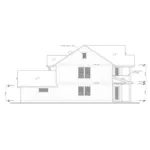 Modern Farmhouse Plan Right Elevation - Decker Valley Modern Farmhouse 101D-0067 - Search House Plans and More