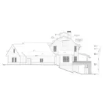 Right Elevation - Sylvan Lake Rustic Home 101D-0070 - Shop House Plans and More