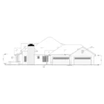 Craftsman House Plan Right Elevation - Coeur d'Alene Rustic Home 101D-0074 - Shop House Plans and More