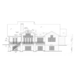 Prairie House Plan Rear Elevation - Sandpiper Lane Farmhouse 101D-0076 - Shop House Plans and More