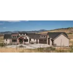 Mountain House Plan Front of Home - Canyon Shadow Rustic Home 101D-0084 - Search House Plans and More