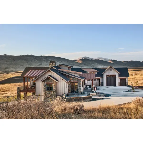 Mountain House Plan Front Photo 01 - Canyon Shadow Rustic Home 101D-0084 - Search House Plans and More