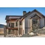 Mountain House Plan Side View Photo - Canyon Shadow Rustic Home 101D-0084 - Search House Plans and More