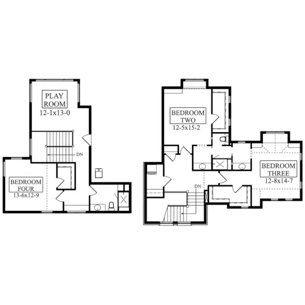 Traditional House Plan Second Floor - Yukon Point Luxury Home 101D-0085 - Shop House Plans and More