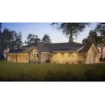 Tudor House Plan Rear Photo 02 - Oyster Point Luxury Home 101D-0099 - Shop House Plans and More