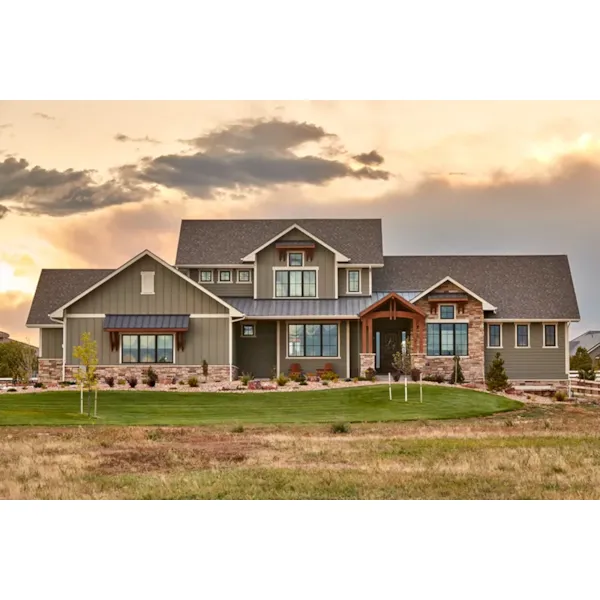 Farmhouse Plan Front of Home - Chelsey Craftsman Home 101D-0103 - Shop House Plans and More