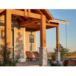 Farmhouse Plan Front Porch Photo - McKinsey Road Country Home 101D-0105 - Shop House Plans and More