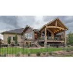 Rustic House Plan Rear Photo 01 - Pleasant Park Rustic Home 101D-0107 - Shop House Plans and More