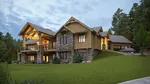 Vacation House Plan Front of Home - Carlson Creek Luxury Home 101D-0119 - Search House Plans and More