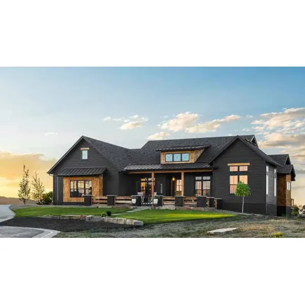 European House Plan Front of Home - Spicewood Trail II Farmhouse 101D-0163 - Shop House Plans and More