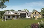 Ranch House Plan Front of Home - Hunsley Road Rustic Home 101D-0167 - Shop House Plans and More