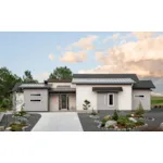 Ranch House Plan Front of Home - Girard Bay Modern Home 101D-0181 - Search House Plans and More