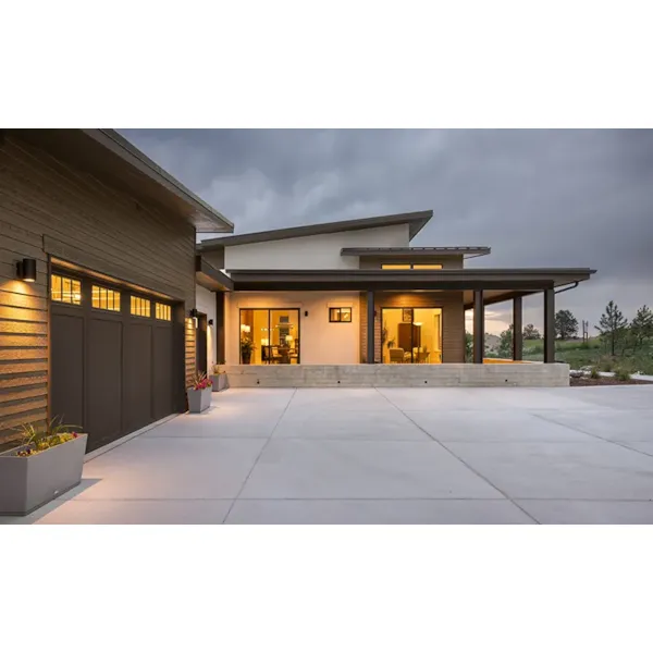 Mountain House Plan Driveway Photo - Palomino Modern Home 101D-0218 | House Plans and More