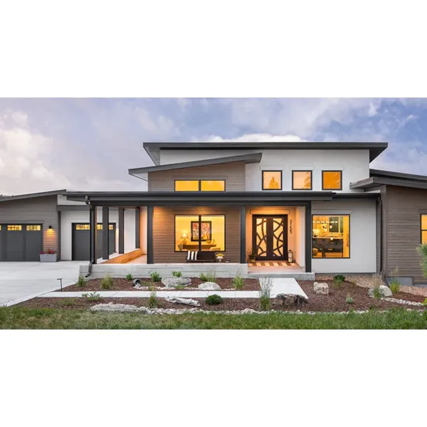 Mountain House Plan Entry Photo 02 - Palomino Modern Home 101D-0218 | House Plans and More