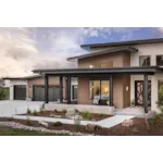 Mountain House Plan Porch Photo 01 - Palomino Modern Home 101D-0218 | House Plans and More