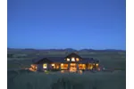 Mountain House Plan Front Night Photo 01 - Boothbay Bluff Luxury Home 101S-0001 - Search House Plans and More