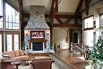 Rustic House Plan Family Room Photo 01 - Colima Manor Mountain Home 101S-0005 - Search House Plans and More