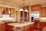 Prairie House Plan Kitchen Photo 01 - Weatherly Pier Luxury Home 101S-0006 - Shop House Plans and More