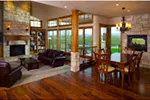Country House Plan Family Room Photo 01 - Murillo Rustic European Home 101S-0007 - Shop House Plans and More
