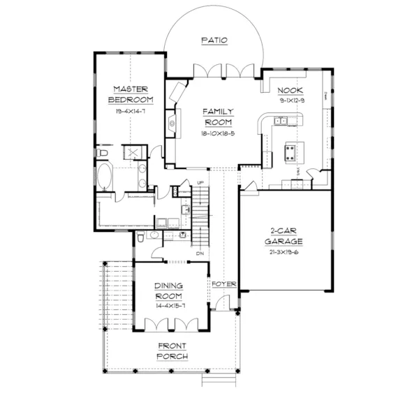 Florida House Plan First Floor - Oakglen Manor Luxury Home 101S-0009 - Shop House Plans and More