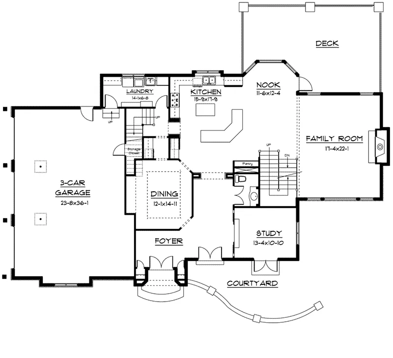 Tudor House Plan First Floor - Dolphus Italian Luxury Home 101S-0010 - Search House Plans and More