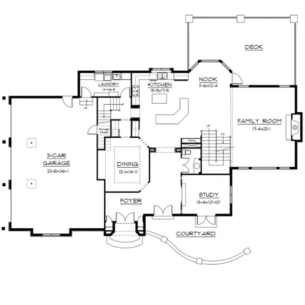 Luxury House Plan First Floor - Dolphus Italian Luxury Home 101S-0010 - Search House Plans and More