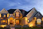 European House Plan Front of Home - Finley Country Luxury Home 101S-0012 - Search House Plans and More