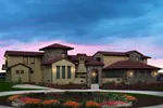 Luxury House Plan Front of Home - Berenzy Luxury Santa Fe Home 101S-0014 - Search House Plans and More