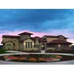 Santa Fe House Plan Front of Home - Berenzy Luxury Santa Fe Home 101S-0014 - Search House Plans and More