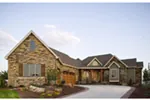 Ranch House Plan Front Photo 07 - Parkholm Arts And Crafts Home 101S-0015 - Shop House Plans and More