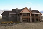 Ranch House Plan Rear Photo 01 - Dallin Mountain Home 101S-0018 - Search House Plans and More