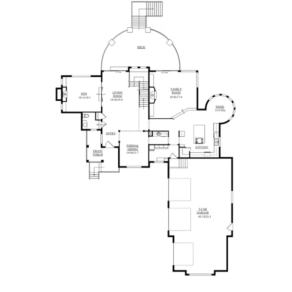 Luxury House Plan First Floor - Emmet Luxury Home 101S-0019 - Search House Plans and More