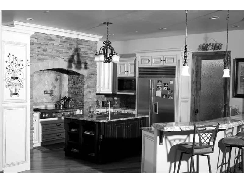 Kitchen Photo 03 - 101S-0021 - Shop House Plans and More