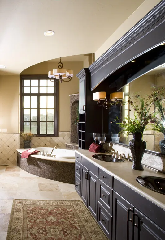 Arts & Crafts House Plan Master Bathroom Photo 01 - Dalmatia Italian Luxury Home 101S-0025 - Search House Plans and More