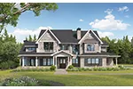Craftsman House Plan Front of Home - Allina Lane Luxury Home 101S-0032 | House Plans and More