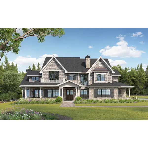 Country House Plan Front of Home - Allina Lane Luxury Home 101S-0032 | House Plans and More