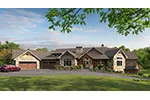 Mountain House Plan Front of House 101S-0038