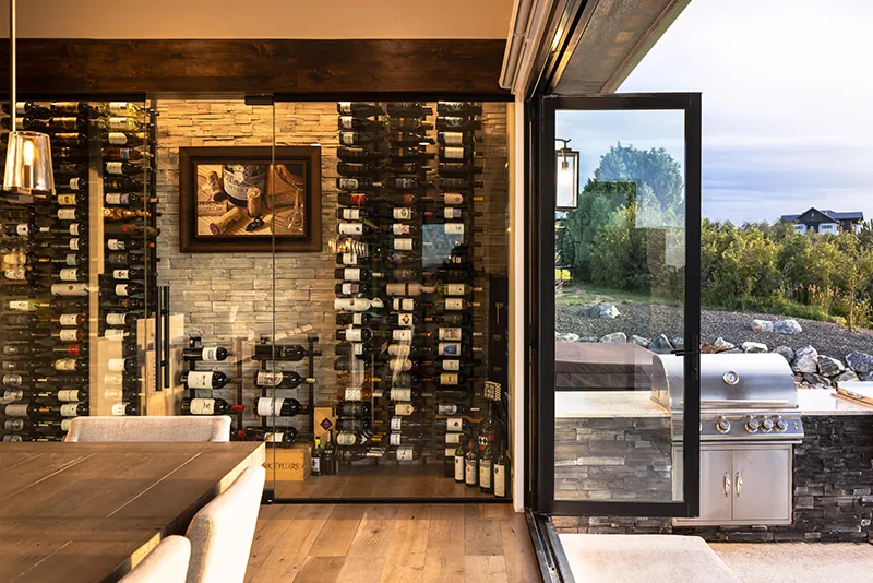 Modern House Plan Wine Cellar Photo - 101S-0041 | House Plans and More