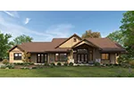 Mountain House Plan Rear Photo 01 - 101D-0042 | House Plans and More