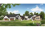 Modern House Plan Front of House 101S-0043