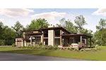 Mountain House Plan Rear Photo 02 - 101S-0044 | House Plans and More