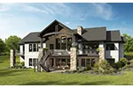 Arts & Crafts House Plan Rear Photo 01 - 101S-0046 | House Plans and More