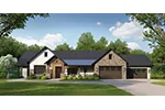 Rustic House Plan Front of House 101S-0047