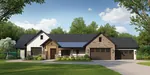 Ranch House Plan Front of House 101S-0047