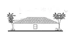 Sunbelt House Plan Right Elevation - La Palma Sunbelt Ranch Home 106D-0005 - Shop House Plans and More