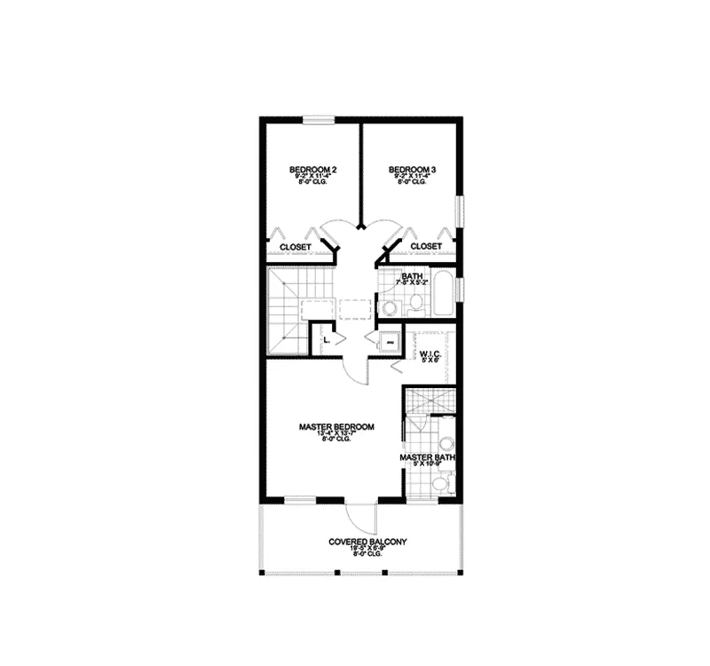 Cabin & Cottage House Plan Second Floor - Sheridan Plantation Home 106D-0041 - Shop House Plans and More