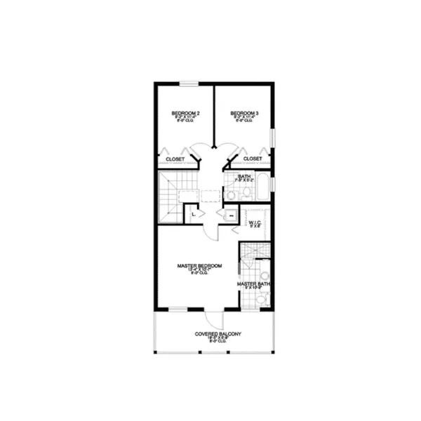 Adobe House Plans & Southwestern Home Design Second Floor - Sheridan Plantation Home 106D-0041 - Shop House Plans and More