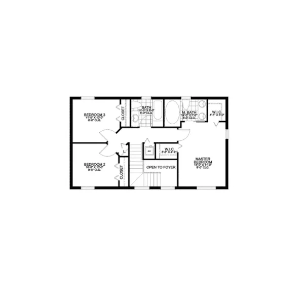 Florida House Plan Second Floor - Bocawoods Bluff Traditional 106D-0042 - Search House Plans and More