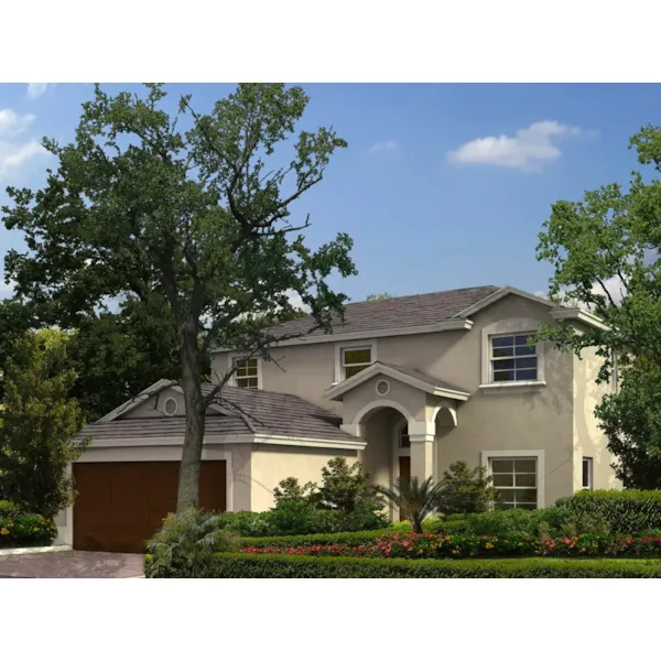 Traditional Two-Story Designed With Stucco